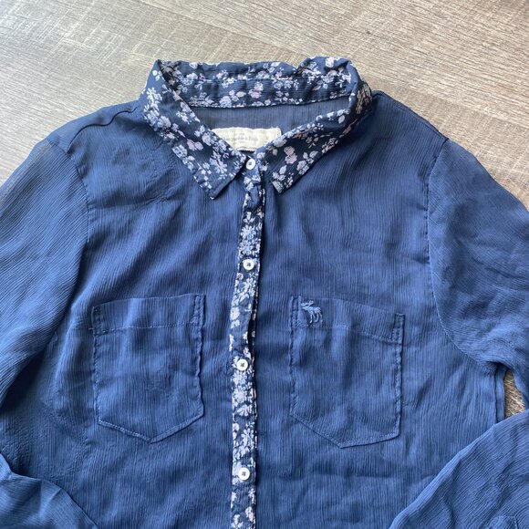 Sheer Button Down - Picture 2 of 3